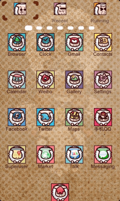 Capture d'écran de l'application SheepZ Theme GO Launcher EX - #7