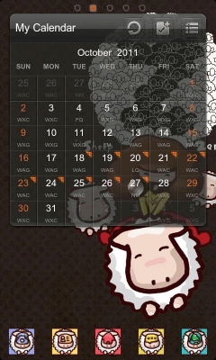 Capture d'écran de l'application SheepZ Theme GO Launcher EX - #8
