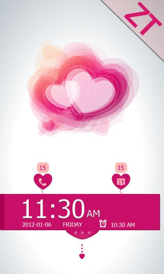 Capture d'écran de l'application Lovelight Theme GO Locker - #1