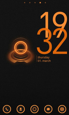Capture d'écran de l'application Z.Halo GO Launcher Ex Theme - #3