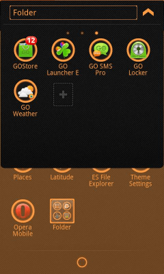 Capture d'écran de l'application Z.Halo GO Launcher Ex Theme - #5
