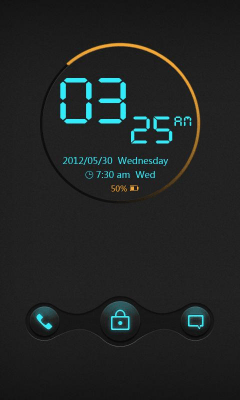 Capture d'écran de l'application Cyrix GO LauncherEX Theme - #3