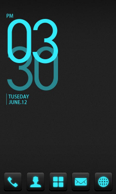 Capture d'écran de l'application Cyrix GO LauncherEX Theme - #7