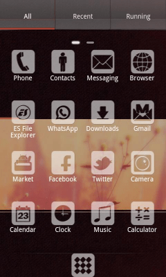 Capture d'écran de l'application Smile Theme GO LauncherEX - #3