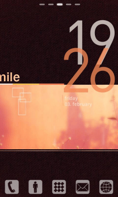 Capture d'écran de l'application Smile Theme GO LauncherEX - #5