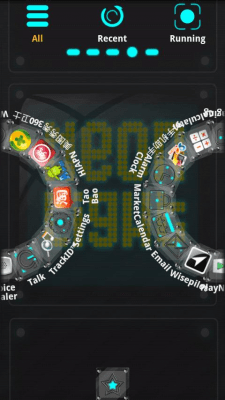 Capture d'écran de l'application Neonlight Theme GO Launcher EX - #3