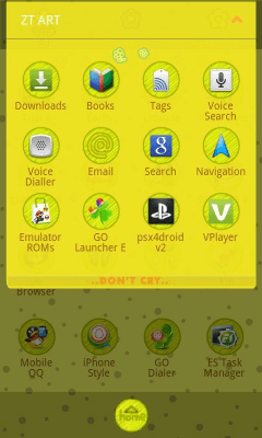Capture d'écran de l'application CRY Theme GO Launcher EX - #7