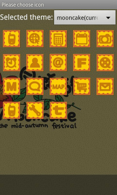 Capture d'écran de l'application mooncake Theme GO Launcher EX - #5