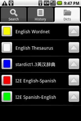 Capture d'écran de l'application English Thesaurus Dictionary - #1