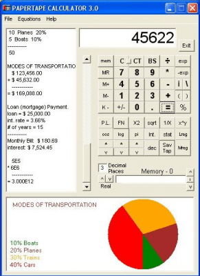 Capture d'écran de l'application PAPERTAPE CALCULATOR - #1