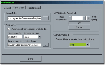 Capture d'écran de l'application SnapShot - #3