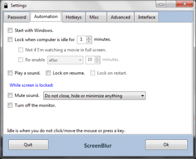 Capture d'écran de l'application ScreenBlur - #3
