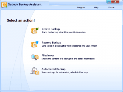 Capture d'écran de l'application Outlook Backup Assistant - #3