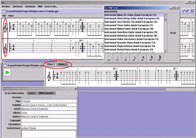 Capture d'écran de l'application DGuitar - #1