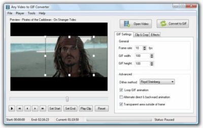 Capture d'écran de l'application Any Video to GIF Converter - #1