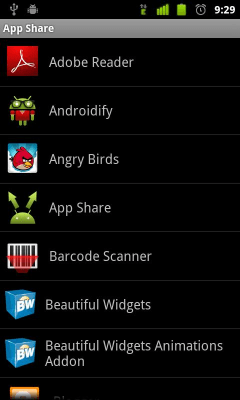 Capture d'écran de l'application App Share - #2