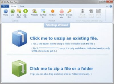 Capture d'écran de l'application WeZip Easy - #1