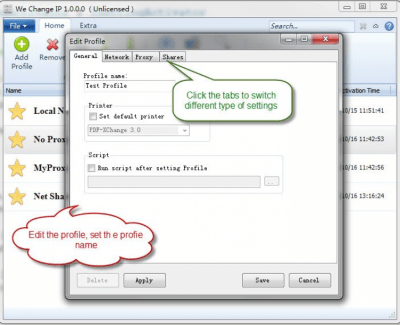 Capture d'écran de l'application We Change IP - #3