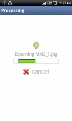 Capture d'écran de l'application Exportation facile des MMCs - #2