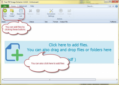 Capture d'écran de l'application PDF Image Extractor - #3