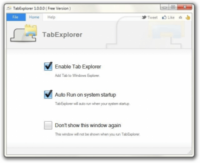 Capture d'écran de l'application TabExplorer - #2