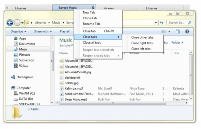 Capture d'écran de l'application TabExplorer - #3
