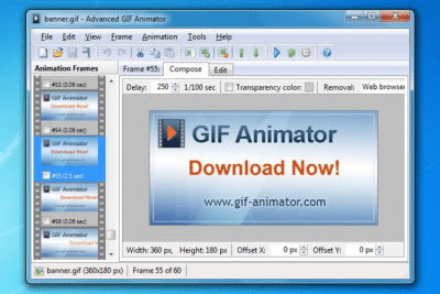 Capture d'écran de l'application Advanced GIF Animator - #1