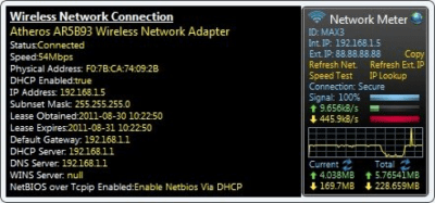 Capture d'écran de l'application Network Meter - #1