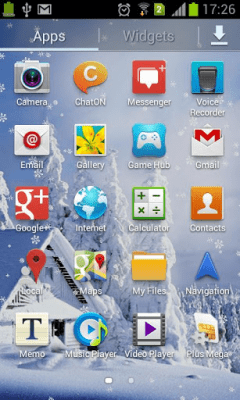 Capture d'écran de l'application Flocons de neige tombant - Live wallpaper - #3