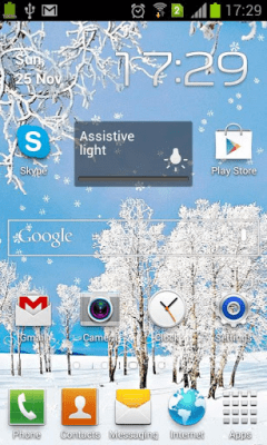 Capture d'écran de l'application Snow Live Wallpaper - #1