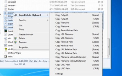 Capture d'écran de l'application Copy Path to Clipboard - #1