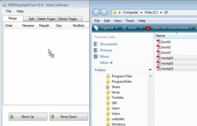 Capture d'écran de l'application Free PDF Splitter Merger 4dots - #3