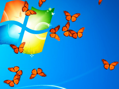 Capture d'écran de l'application Butterfly On Desktop - #1