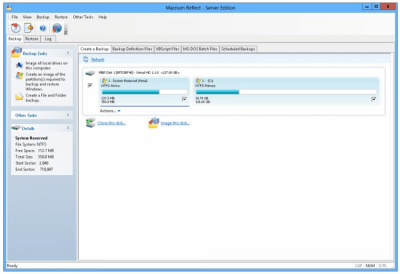 Capture d'écran de l'application Macrium Reflect Free - #1