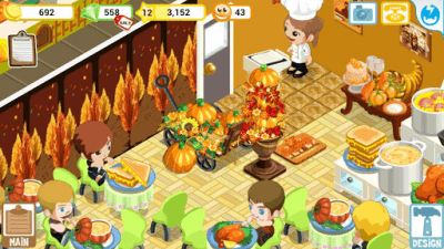 Capture d'écran de l'application Restaurant Story: Thanksgiving - #3