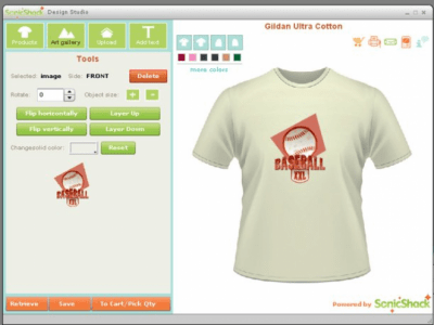 Capture d'écran de l'application Desktop T Shirt Creator - #1