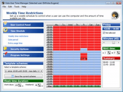 Capture d'écran de l'application PC Time Limit - #1