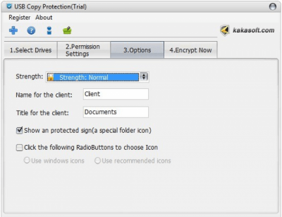 Capture d'écran de l'application USB Copy Protection - #4