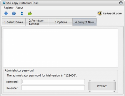 Capture d'écran de l'application USB Copy Protection - #5
