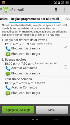 Capture d'écran de l'application Filtre d'appels et de messages - #3