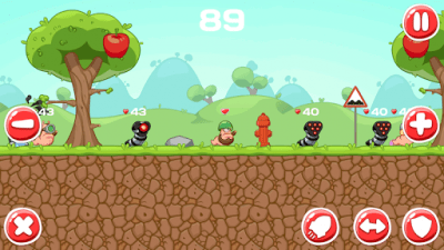 Capture d'écran de l'application La guerre des vers - #4