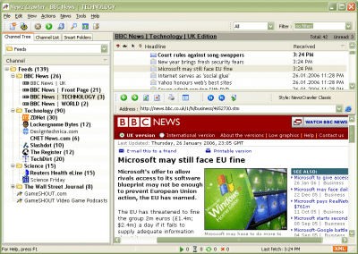 Capture d'écran de l'application NewzCrawler - #1
