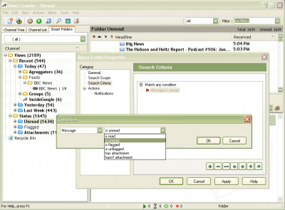 Capture d'écran de l'application NewzCrawler - #5