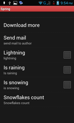 Capture d'écran de l'application Spring - #5
