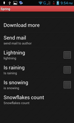 Capture d'écran de l'application Spring - #12