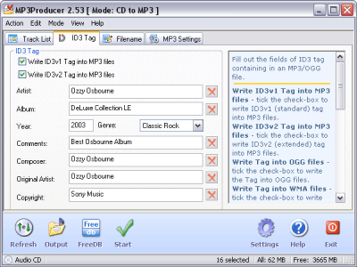 Capture d'écran de l'application MP3Producer - #2