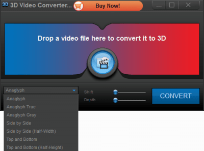 Capture d'écran de l'application 3D Video Converter - #3