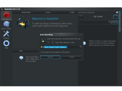 Capture d'écran de l'application RadioGet - #3