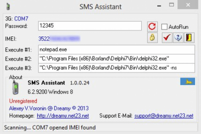 Capture d'écran de l'application SMS Assistant - #1