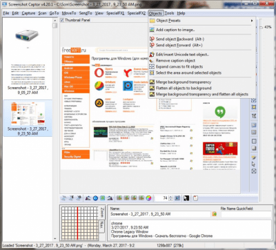 Capture d'écran de l'application Screenshot Captor Portable - #4